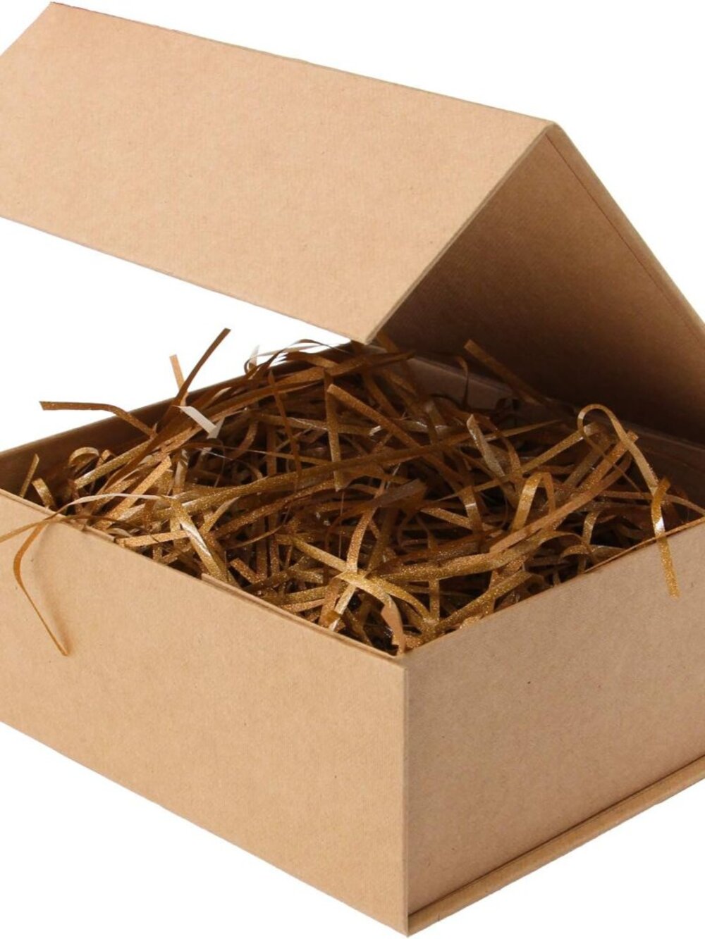 Kraft Gift Box Small Kraft 9.7x7.2x3.3 Gift Box for Women Closure Lid Christmas,